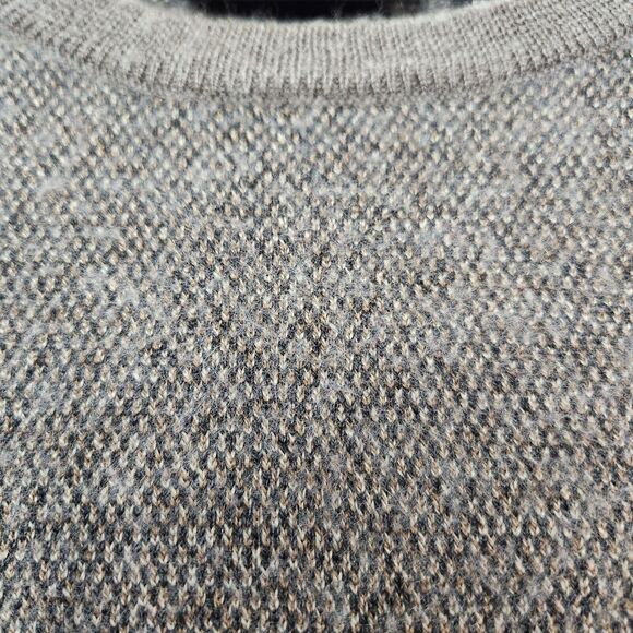 Calvin Klein Sweater Womens M Knit Merino Wool Blend Dark Academia Classic Core - Picture 4 of 9